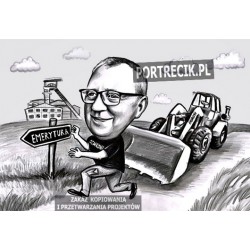 Karykatura na emeryturę -...