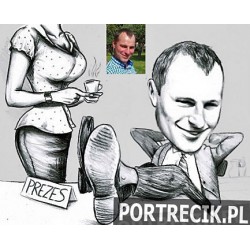 Karykatura szefa / prezesa
