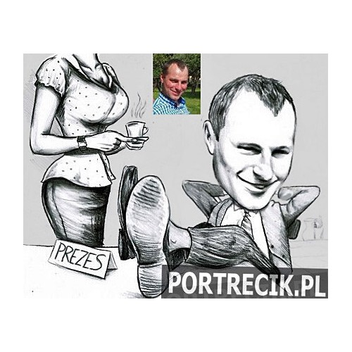 Karykatura szefa / prezesa