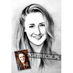 Portret kobiety ze zdjęcia