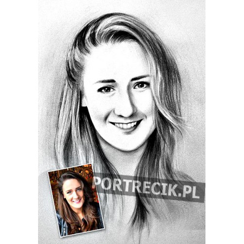 Portret kobiety ze zdjęcia