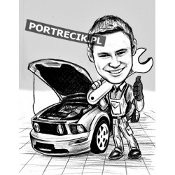 Karykatura mechanika...