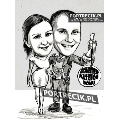 Karykatura majsterkowicza