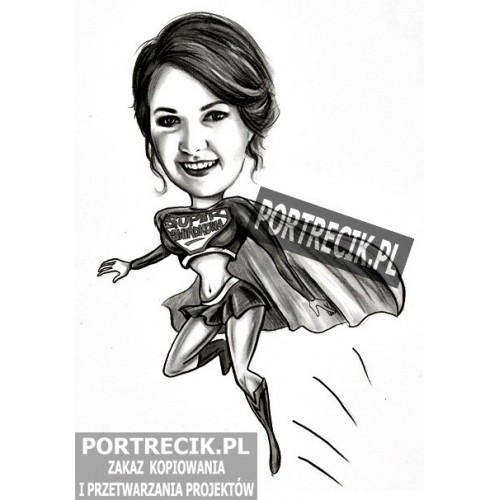 Karykatura dla świadkowej