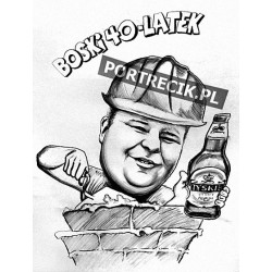 Karykatura murarza /...