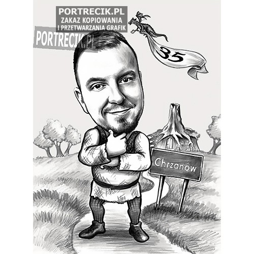 Karykatura a'la Shrek