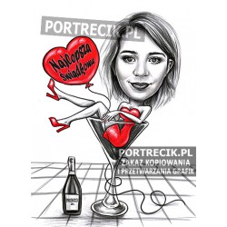 Karykatura dla świadkowej -...
