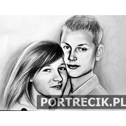Portret pary ze zdjęcia